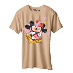 Polo Mickey y Minnie Beige Polo Mickey y Minnie Beige